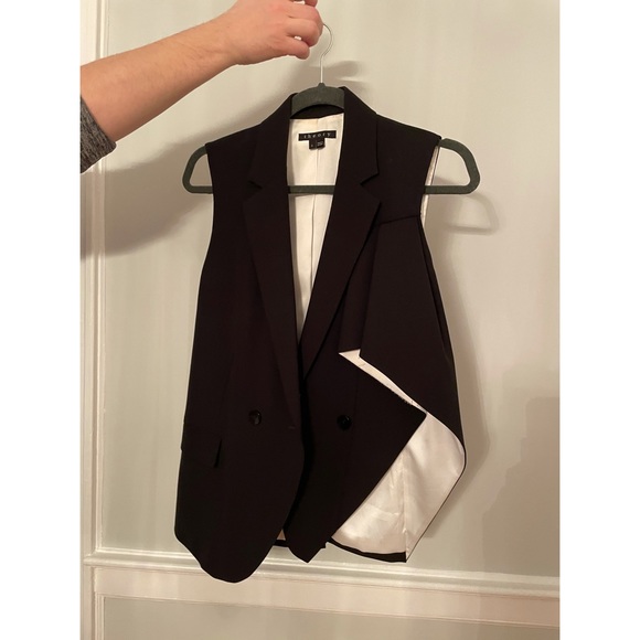 cream satin vest top